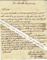 1783 Marseille  St Martin  Champolion Sign. Maçonnique Pour Ganteaume St Tropez PORT MARINE  Ancien Commissaire  Classes - Documents Historiques