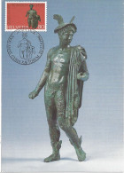 SUISSE - CARTE MAXIMUM - Yvert N° 1239 - BIMILLENAIRE De COIRE - STATUETTE De MERCURE En BRONZE - Cartas Máxima