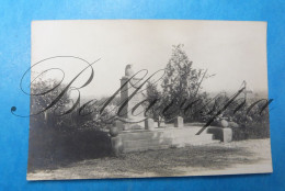 Fotokaart Monument Memoire Au Morts Soldats Français En German  30 Augustus 1914 Sachsichen Kriegers - War 1914-18