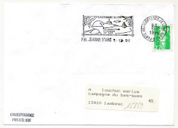 FRANCE - Env. Aff. 2,70 Briat OMEC Porte Hélicoptères Jeanne D'Arc - Campagne 96/97 - 5/12/1996 - Seepost
