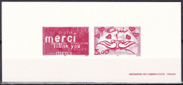 France Sc2709, 2712 Announcement, Marriage, Thank You, Deluxe Sheet - Carnaval
