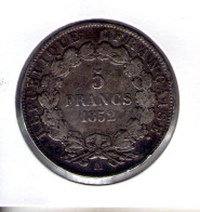 France. 5 Francs. Louis Napoléon Bonaparte 1852 A - 5 Francs