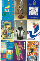 France. 9 Telecartes. Bon Etat. - Phonecards: Private Use