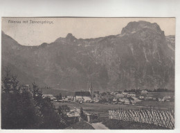 C8492) ABTENAU Mit Tännengebirge - Tennengebirge - KIRCHE Zaun Häuser ALT 1912 - Abtenau