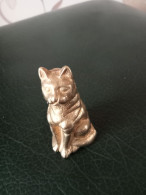 STATUETTE CHAT (LAITON) - Cuivres