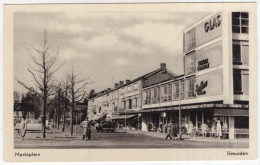 Marktplein, IJmuiden  - (Noord-Holland, Nederland) 'Hobo' Matrassen - Firma Glas - IJmuiden