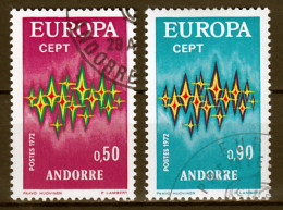 Frans Andorra  Europa Cept 1972 Gestempeld - 1972