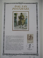 Carte Max Soie Zijde Silk A5 - 2279 - Dag Van Postzegel - 1981-1990
