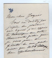 VP22.000 - Noblesse - LAS - Autographe De Mme JAUCOURT - BERCKHEIM - Otros & Sin Clasificación