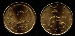 * Italia 20 Centesimi Di Euro Del 2021 - Circolata  (lotto 52) - Italia