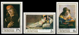 267/269**ND/OG - Tableaux Célèbres  / Beroemde Schilderijen / Berühmte Gemälde - BURUNDI - Unused Stamps