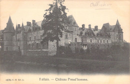 BELGIQUE - FALLAIS - Château Preud'Homme - Carte Postale Ancienne - Andere & Zonder Classificatie