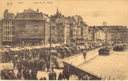 BELGIQUE - LIEGE - Quai De La Batte - Edition J Chapelier - Carte Postale Ancienne - Liege