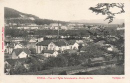 épinal * Vue Sur L'église St Antoine * Champ Du Pin * Passage Du Train * Ligne Chemin De Fer - Epinal