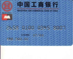 China, Industrial And Commercial Bank Of China, Magnetic Card, Used - Credit Cards (Exp. Date Min. 10 Years)