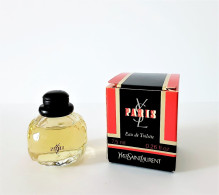 Miniatures De Parfum  PARIS  De YVES SAINT LAURENT  EDT  7.5 ML + BOITE - Miniatures Femmes (avec Boite)