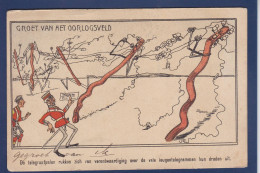 CPA Afrique Du Sud Transvaal Guerre War Des Boers Angleterre Circulé Satirique Caricature Surréalisme - Afrique Du Sud