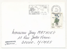 FRANCE - Env. Aff. 3,00 Aster OMEC Porte Hélicoptères Jeanne D'Arc - Campagne 1993/94 - 1/12/1993 - Poste Navale