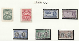 Isole Turks E Caicos 1948 Il Centenario Della Separazione Della Dipendenza Dalle Bahamas Serie 105/111 MNH** - Unused Stamps