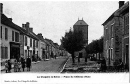 La Chapelle La Reine Seine Et Marne Chateau Eau Enfants Tailleur Boutiques Animation 1910 état Superbe - La Chapelle La Reine