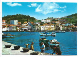 AYUNTAMIENTO Y DARSENA / TOWN-HALL AND BASIN.-  MUROS.- LA CORUÑA .- ( ESPAÑA ) - La Coruña