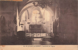 St Julien Sur Suran * Intérieur De L'église Du Village - Autres & Non Classés