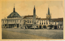 RONSE  GROTE MARKT EN STADHUIS       2  SCANS - Ronse