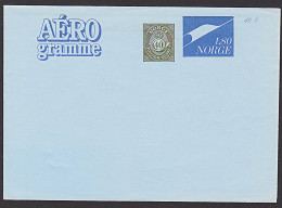 Norge Aerogramm  Norwegen Ungebraucht - Postal Stationery