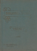 BIBLIOTECA D'ORO VOL. V RACCOLTE DI PEZZI PER PIANOFORTE - RICORDI - SPARTITI - Keyboard Instruments