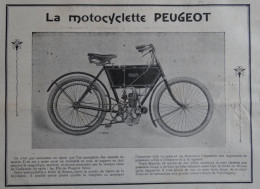 Motocyclette PEUGEOT  1903 - Moto