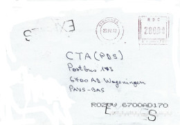 DRC Congo Zaire 2012 Kinshasa Meter Frama A68 EMA Express Cover - Briefe U. Dokumente