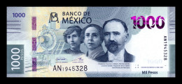 México 1000 Pesos 2021 Pick 137b (2) First Date Sc Unc - Mexico