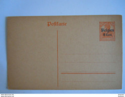 Belgique Entier Postwaardestuk Generaal Gouvernement Postkarte Nr.10 Belgien 8 Cent Op 7,5 Pf 1916 Mint - Deutsche Besatzung