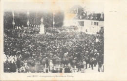 Avallon - Inauguration De La Statue De Vauban En 1903 - Carte Dos Simple - Betogingen