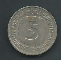 Monnaie, Allemagne, 5 Mark, 1975 - Laupi 15606 - 5 Marcos