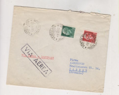 ITALY GENOVA 1942 Censored Airmail Cover To ZAGREB CROATIA - Poststempel (Flugzeuge)