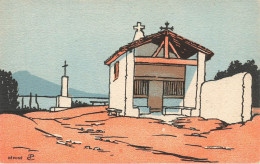 Bidart , Falaise , Chapelle De La Madeleine * Calvaire * CPA Illustrateur - Bidart