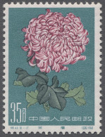 China (PRC): 1960, Chrysanthemen 6 Werte Komplett In Postfrischer Erhaltung. Mic - Nuevos
