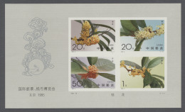 China (PRC): 1995, "Duftblütenstände"-Block 2 Stück In Jeweils Tadelloser Postfr - Unused Stamps