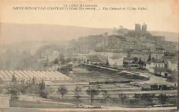 St Bonnet Le Château * Vue Générale De L'usine Vallat * Ligne Chemin De Fer Et Gare - Other & Unclassified