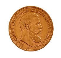 Preußen - Anlagegold: 1888, "Friedrich III." 20 Mark Aus 900er Gold In Sehr Schö - 5, 10 & 20 Mark Oro