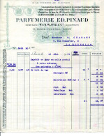 FACTURE.PARIS.PARFUMERIE ED.PINAUD.H. & G.KLOTZ 18 PLACE VENDOME. - Chemist's (drugstore) & Perfumery