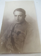 Militaria/Soldat En Buste/ Avec Croix De Guerre Et Citation /Carte Postale Photographique/Vers 1920-30    PHOTN555 - Other & Unclassified