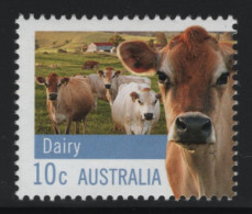 Australia 2012 MNH Sc 3670 10c Dairy Cows - Mint Stamps