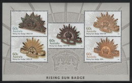 Australia 2012 MNH Sc 3693b 60c Rising Sun Cap Badges 1902-present Sheet - Mint Stamps