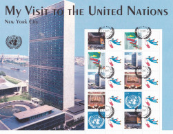 My Visit To The United Nations New York Complete Sheet MNH 2005 - UN - Nuovi