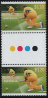 Australia 2012 MNH Sc 3805 $1.20 Male Lawn Bowlers Gutter - Mint Stamps