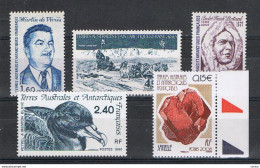 ANTARTIC  LANDS:  1983/08  COMMEMORATIVES  -  LOT  5  UNUSED  STAMPS - Oceania (Other)
