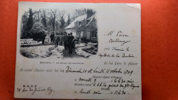 Rare. Carte Photo. Brennes. Invitation Personnelle à Venir Chasser Le Dimanche Et Lundi 11 Octobre 1909. (AF.486) - Chasse