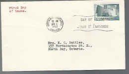 58133) Canada First Day Cover Ottawa Postmark Cancel 1952 - 1952-1960